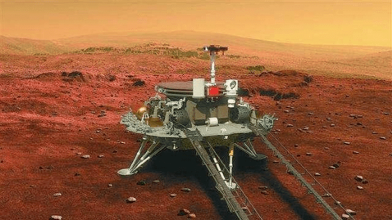中国首辆火星车祝融号成功降落火星（来源：360图片）.png